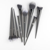 9Pcsset Make Up Brush Foundation Powder Angled Blusher Contour Highlighter Shadow Buffing Eyeshadow Concealer Makeup Brushes