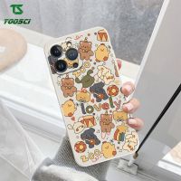 ปลอกฝาหลัง TPU นิ่มลายการ์ตูนน่ารักสำหรับเคสโทรศัพท์ลายสัตว์ Apple iPhone 15 iPhone 15 Plus iPhone 15 Pro iPhone 15 Pro iPhone 15 Pro Max iPhone 15 Ultra