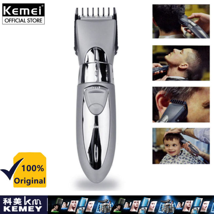 Kemei Waterproof Rechargeable Electric Shaver Beard Hair Trimmer Hair  Clipper for Men Family Travel Barber Use Hair Cutting Shaving Machine Free  Shipping 