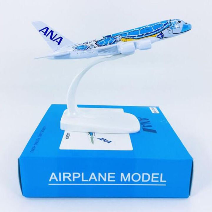 14cm-1-500-scale-japan-a380-blue-turtle-lani-ana-airlines-alloy-aircraft-planes-model-airplanes-plane-toy-collectible-display