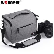 Wennew Túi Đựng Ảnh Màu Xám Cà Phê Túi Đựng Máy Ảnh DSLR Chống Nước Túi