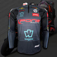 เสื้อแขนยาว MotoGP Pons Wegow Los40 เสื้อโมโตจีพี ทีม พอนส์ วีโกว์ ลอส40 #MG0121 รุ่น Aron Canet #40 Moto2 ไซส์ S-5XL