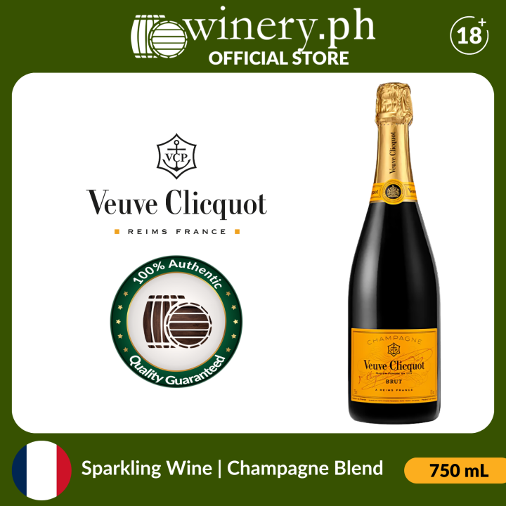 Veuve Clicquot Yellow Label Brut 750ml | Champagne | WINERY.PH | Lazada PH