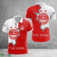 Aberdeen F.C. Downs Scottish Football Champion 3D Polo T-shirt Hoodie Jersey 2023  High quality Polo shirt