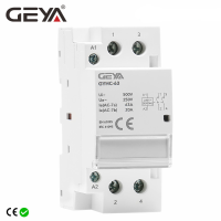 จัดส่งฟรี GEYA 2จุด63A 2NO หรือ2NC หรือ1NO1NC Modular คอนแทคราง DIN ติดตั้ง230โวลต์อัตโนมัติ