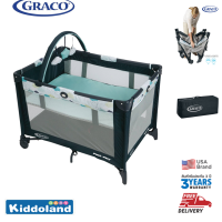 Graco เปลนอนเด็กสำหรับเด็กแรกเกิดถึง3ขวบ Graco Pnp Base Folding Feet -Stratus