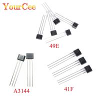 100pcs 50pcs Hall Sensor 49E 41F 3144 3530 U18 OH137 44E Hall Sensor Element OH49E SS49E Hall Effect Sensor Linear Switch