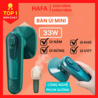 HCM - MẪU 2022 Bàn ủi hơi nước cầm tay mini du lịch HAFA 33W thumbnail