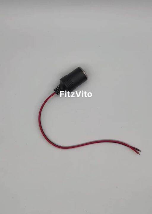 Car Charger Cable 12V 24V 10A 15A 20A Female Socket Plug Connector Adapter 30cm Charging