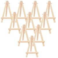 8Pcs Wooden Easel Frame Wedding Table Number Name Place Card Holder Photo Display Stand Kids Painting DIY Craft Home Decoration