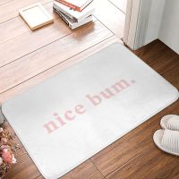 【ปัจจุบัน】 Nice Bum พรมเช็ดเท้าพรมปูพื้นพรมปูพื้น Footpad Bath Mat Non Slip Entrance ห้องครัวห้องนอนทนทาน Washable