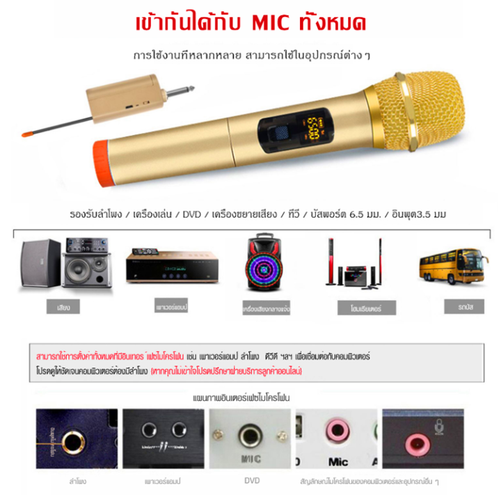 ไมโครโฟนไร้สาย-ไมค์-uhf-wireless-microphone-ไมค์ลอยไร้สาย-ไมค์บลูทูธ-ไมค์คู่แบบมือถือ-ไมค์โครโฟน-ชุดรับ-ส่งไมโครโฟนไร้สาย-ไมค์ลอยแบบพกพา