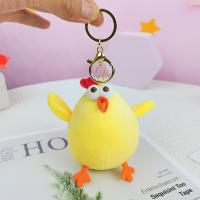 Cute Chicken Plush Doll Toys Children Animal Plush Toy Pendant Little Yellow Chicken Plush Toy Doll Key Chain Bag Pendant Gifts