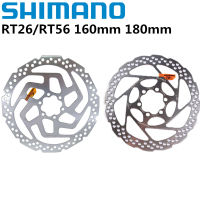 Shimano RT56 RT26 160Mm 180Mm 6 Bolt Brek Disc จักรยานเสือภูเขา Basikal Rotor M6000 SM-RT56จักรยาน MTB Bike Ke Disc 160MM 180MM