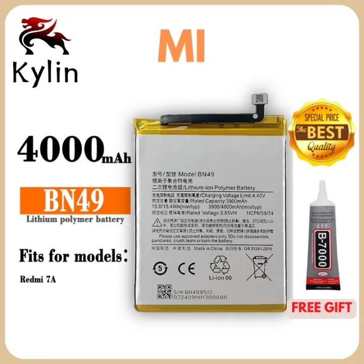Kylin XiaoMi Redmi 7A BATTERY Model BN49 Original Equipment ...
