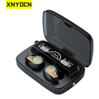 Xnyocn TWS Bluetooth 5.1 Earphones 5000mAh Charging Box Wireless Headphone 9D Stereo Sports Waterproof Earbuds Headsets With Mic