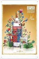 แผ่นโปสเตอร์ป้ายโลหะดีบุก (8 "X 12") ของ Stolichnaya Vodka: 4องค์ประกอบโดยอาหารและเครื่องหมายตกแต่งเครื่องดื่ม