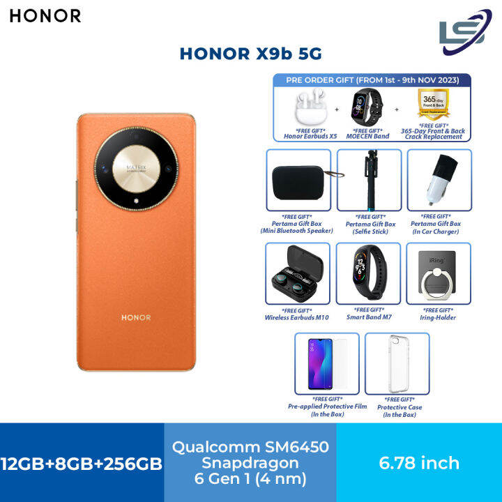 HONOR X9b 5G | 12GB+8GB+256GB | Ultra Bright Vivid Display | 5 Level ...