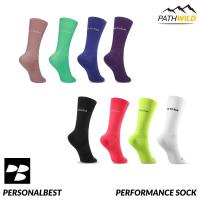 PERSONALBEST PERFORMANCE SOCK ถุงเท้าสำหรับวิ่ง และออกกำลังกาย มีความกระชับเท้า  ไร้รอยต่อ ลดการระคายเคือง ป้องกันการเสียดสี  ระบายอากาศดี ถุงเท้า