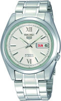 Seiko Mens Year-Round Automatic Watch with Stainless Steel Strap, Grey, 22 (Model: SNKL51K1)