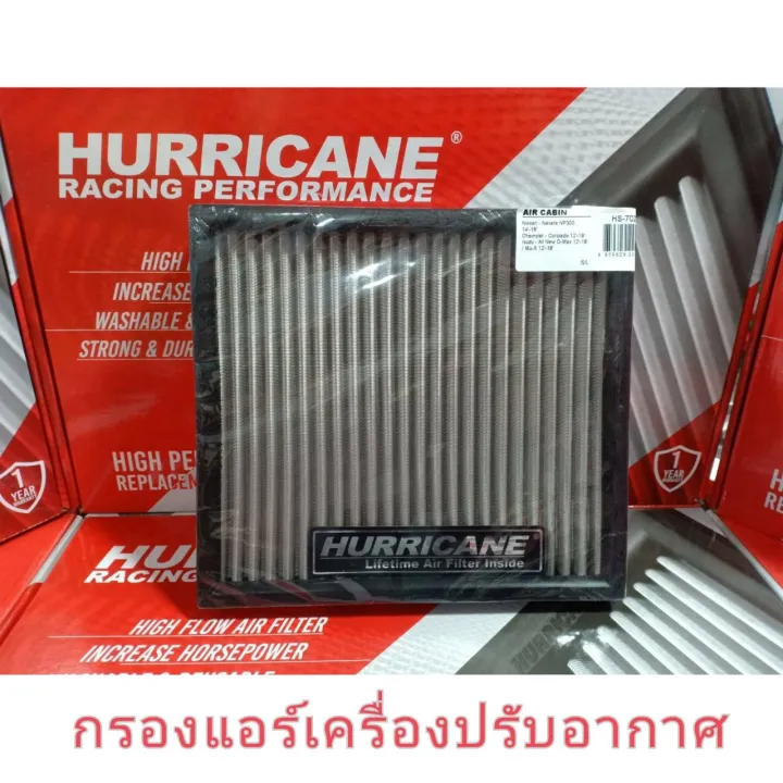 Hurricane ไส้กรองแอร์สแตนเลส เครื่องปรับอากาศ Isuzu D Max Mu X ปี 2012 2018 Chevrolet Corolado 6460