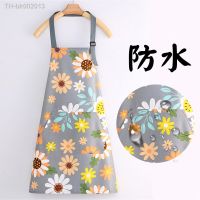 ▽▽☒ Aprons for Women with Pockets Waterproof Kitchen Cooking Aprons with Adjustable Neck Strap and Long Ties