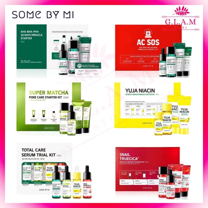 SOME BY MI Miracle Starter Kit / Snail Kit / AC SOS Kit / Yuja Kit