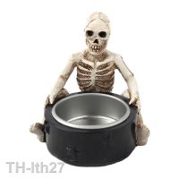 2023☼ Durable Resin Candle Holder Spooky Candlestick Cup for Decoration