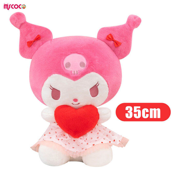 ของเล่นตุ๊กตาเมโลดี้-mscoco-น่ารัก-kuromi-หมอนยัดแบบนิ่มสุดน่ารัก-plushies-หมอนอิงหมอนตุ๊กตาผ้ากำมะหยี่สำหรับวันเกิดสำหรับเด็กของขวัญวันเด็ก