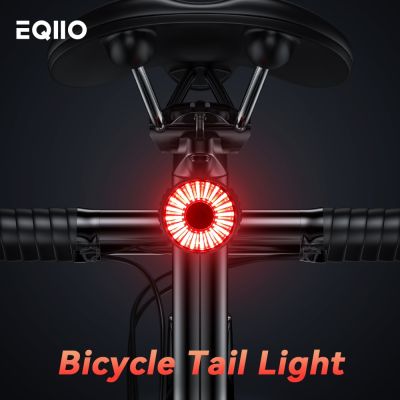 ไฟเตือน LED อานอะลูมิเนียมแบบชาร์จไฟได้จักรยานเสือภูเขา,ไฟท้ายจักรยาน6โหมด USB ไฟท้ายจักรยานเสือภูเขาไฟจักรยานเตือน