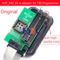 อะแดปเตอร์ ADPD42EX-A 100 XGecu พร้อมซ็อกเก็ต ZIF สีดำสำหรับ PLCC44 DIP42 27Cxxx 27Vxxx EEPROM ใช้กับโปรแกรมเมอร์ T48(TL866-3G) เท่านั้น