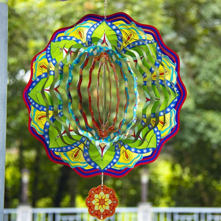 stainless-steel-wind-spinner-indoor-outdoor-garden-decoration-11-6-inch-multi-color-mandala-wind-spinners-gift