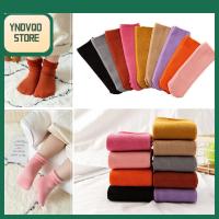 YNDVQO STORE Comfortable Thermal Wool Sleeping Socks Kids Cotton Socks Snow Floor Socks Velvet Boots Baby Foot Warmers