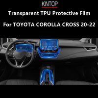 สำหรับ TOYOTA COROLLA CROSS 20-22ภายในรถคอนโซลกลางโปร่งใส TPU ฟิล์มป้องกัน Anti-Scratch Repair ฟิล์ม Accessories