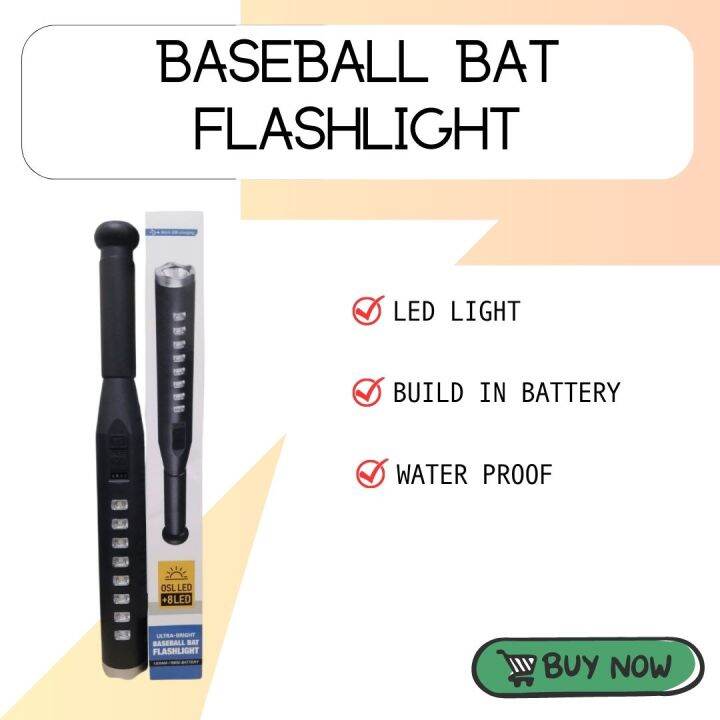 guardianGlow LED Baseball Bat Flashlight AllPurpose Outdoor Patrol Torch ProForce LED Tactical