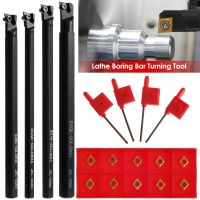 ♗ Lathe Boring Bar Turning Tool S06K/S07K/S08K/S10K-SCLCR06 Lathe Turning Tools Holder Set With Carbide Inserts and Wrenches