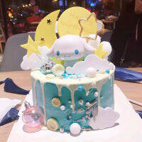 Cinnamoroll Kawaii เครื่องประดับเค้กออนไลน์ดาราการ์ตูนอะนิเมะแอ็คชั่นสร้างสรรค์ตกแต่งวันเกิดรูปแบบการอบ