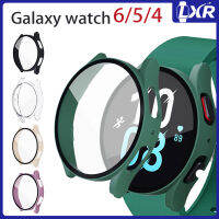 กระจก + เคสสำหรับ Samsung Galaxy Watch 6 5 4 44มม. 40มม. อุปกรณ์เสริม PC ทั้งหมดป้องกันการตกเคสกันกระแทก Watch6ปกป้องหน้าจอ Watch4 Watch5