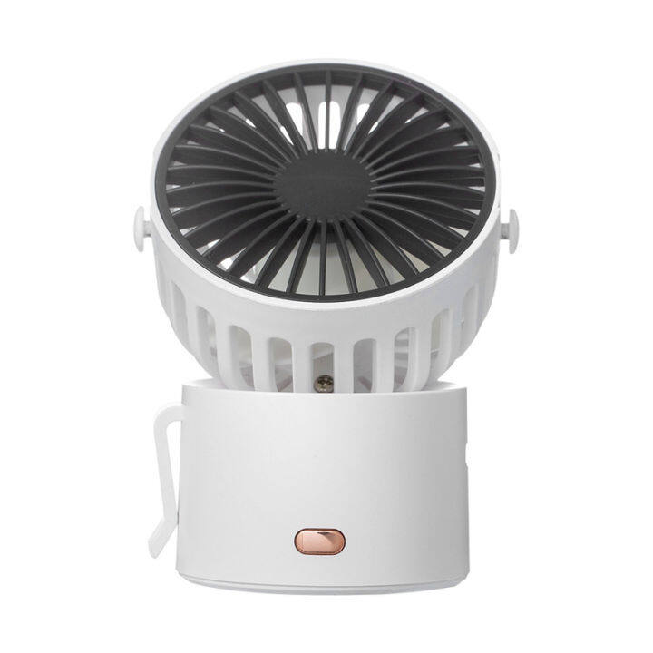 Mini Fan Portable Hanging Neck Fan Usb Rechargeable Small Fan 1000mAh Battery Air Cooler Desktop Outdoor Handheld Fan Zaiwan