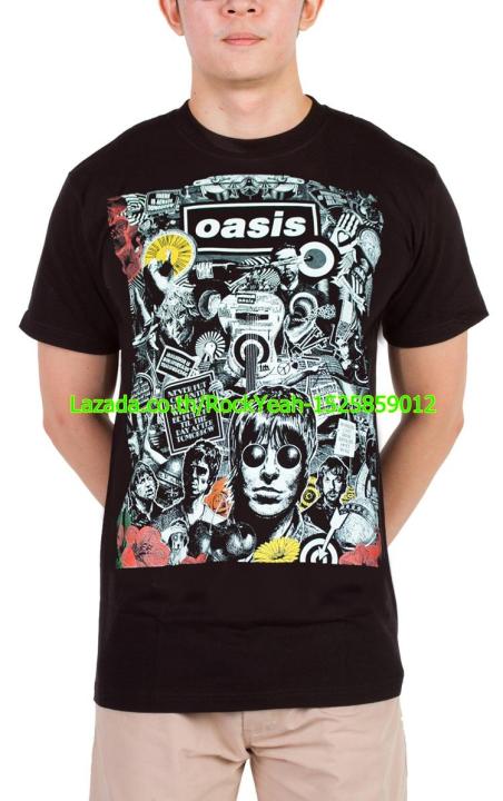 เสื้อวง-oasis-เสื้อยืด-วงดนตรี-โอเอซิส-ไซส์ยุโรป-rcm1225