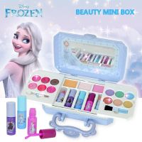 Disney Frozen 2 Anna Elsa Girls Cosmetics Make up Set Princess Polish Beauty Makeup Box Baby Kids Toys Play House Children Gift