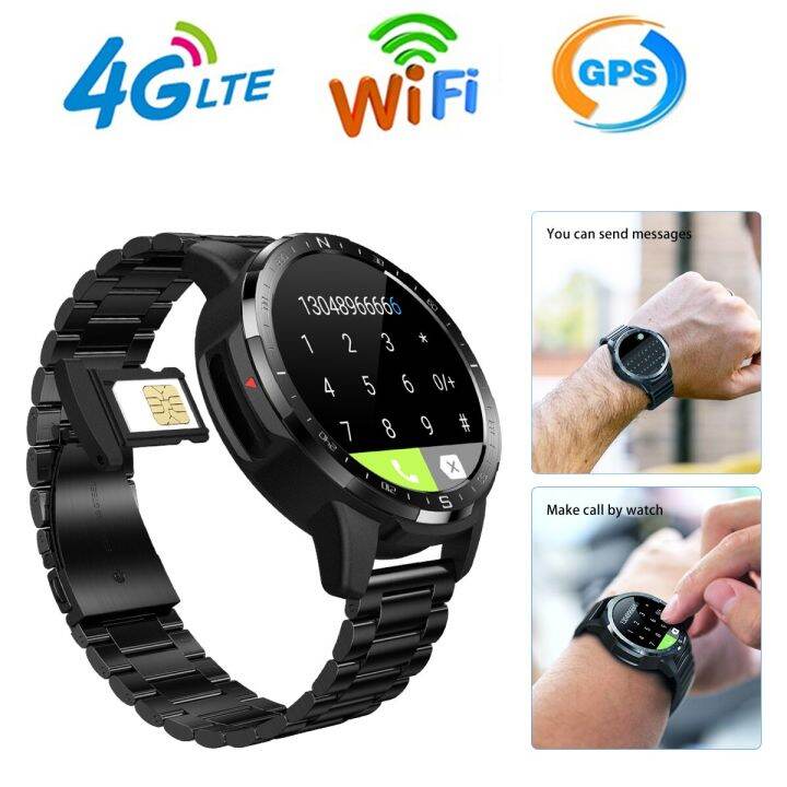 LTE 4G Smart Watch Sim Card Android 9 Dual System Wifi GPS Smartwatch