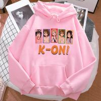 K-On Hoodies ผู้หญิง Y2k เหงื่อ90S แขนยาวลายกราฟิกด้านบนวอร์มเสื้อกันหนาวผู้หญิง Harajuku เสื้อกีฬา