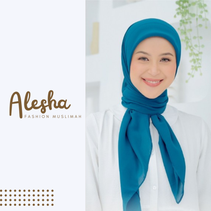 Nibras Hijab Polos Premium Zahra Banyak Varian Warna Menarik Bahan Voal ...