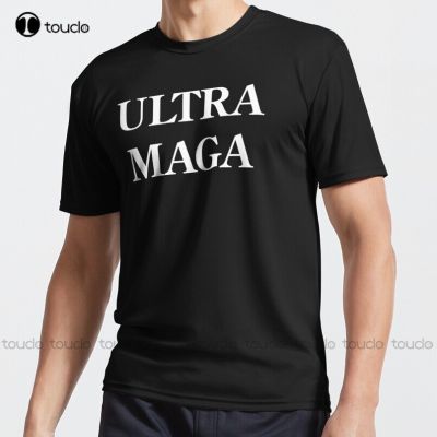 Ultra Maga T-Shirt Workout&nbsp;Shirts For Custom Aldult Teen Unisex Digital Printing Tee Shirts Xs-5Xl Streetwear All Seasons
