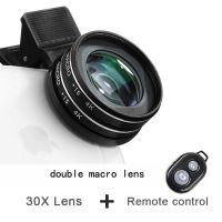 37MM 15X Macro Lens 4K HD Professional Photography Phone Camera Lens for Eyelashes Diamond Jewelry 30X Macro Lens for Smartphone Smartphone Lenses