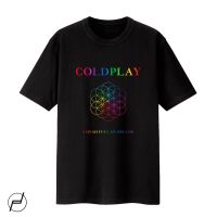 COLDPLAY BAND 100% COTTON T-SHIRT GILDAN UNISEX GRAPHIC PRINTED เสื้อยืดคุณภาพดี