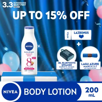 Nivea Body Lotion Extra White Radiant and Smooth UV Filter Deep white —  Shopping-D Service Platform