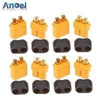 10PCS Amass XT60 XT60H Banana Plug Connector With Sheath Housing 5 Male 5 Female (5 Pair ) For Rc Lipo Battery Rc Drone Car Boat