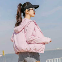 2021ฤดูร้อนกลางแจ้ง UPF50ป้องกันดวงอาทิตย์เสื้อผ้าบาง Breathable Windbreaker กันน้ำผ้าคลุมกันแดด Face Sun-Proof สำหรับสุภาพสตรี Zipper Hooded ขี่จักรยานตกปลาล่าสัตว์ตั้งแคมป์ Anti Uv Jacket เสื้อกีฬาผู้หญิง